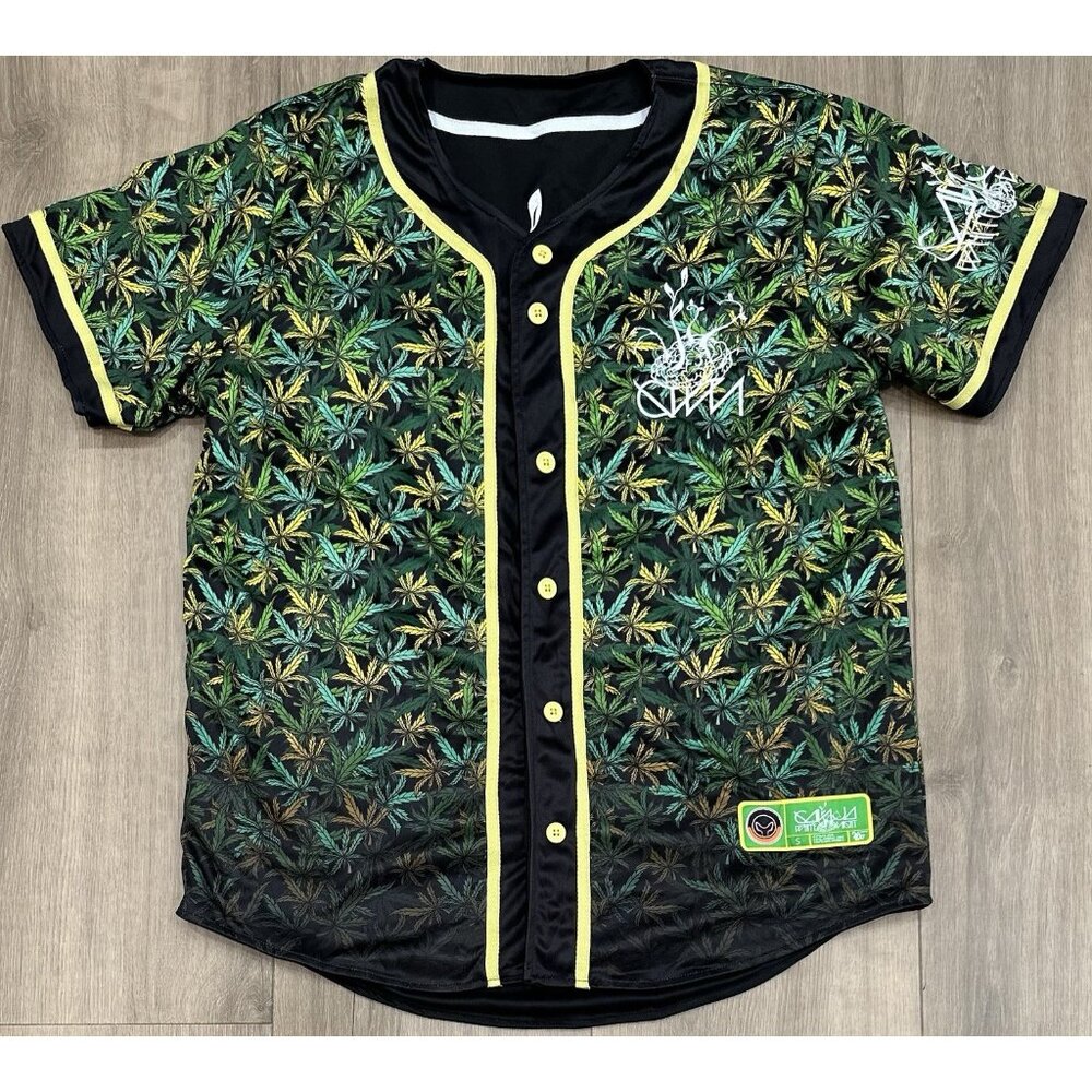 Ganja White Night Reversible Jersey Size Small Dubstep Brussels